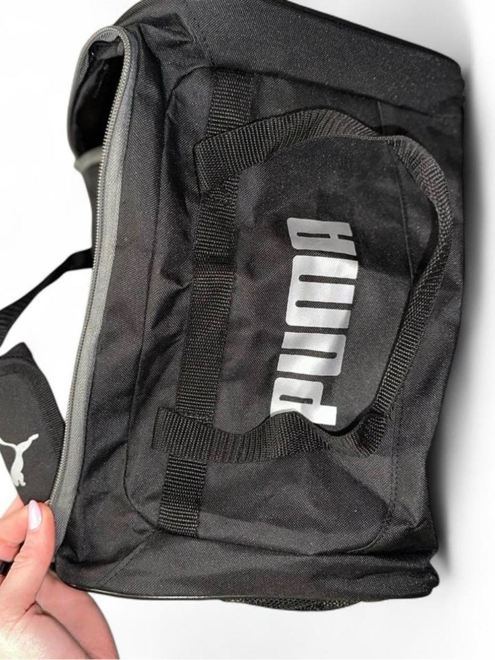 Puma Black and Gray Bag